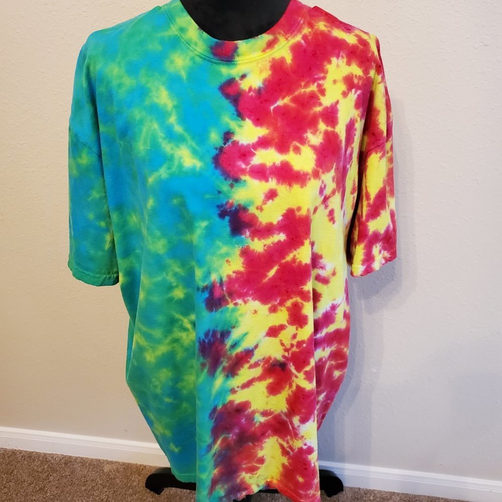 Comfort colors Tie Dye boho style T-shirt 100% cotton Size 2X. - Picture 8 of 10